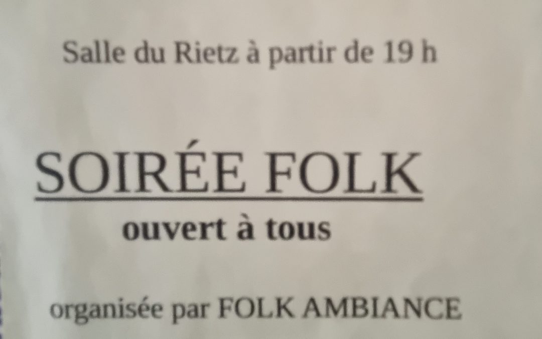Soirée folk