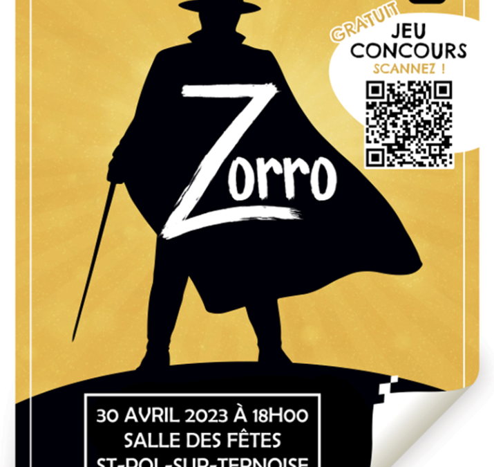 La comédie musicale Zorro, le 30 avril à Saint-Pol !