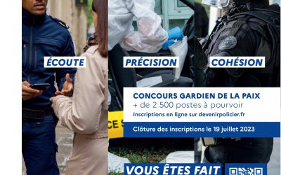 La police nationale recrute de futurs gardiens de la paix