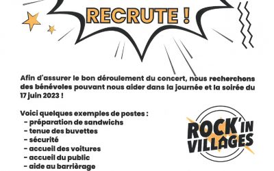 Rock&rsquo;in villages recrute !