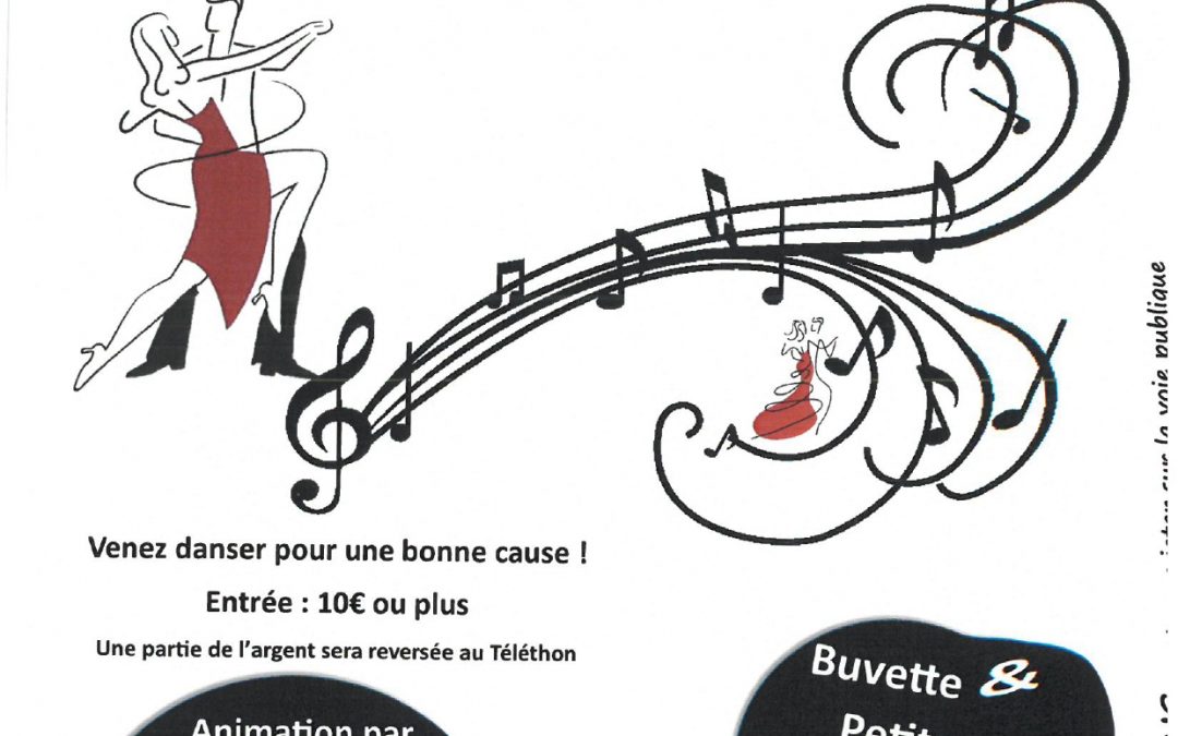 Thé-léthon dansant organisé par le Comité des Fêtes