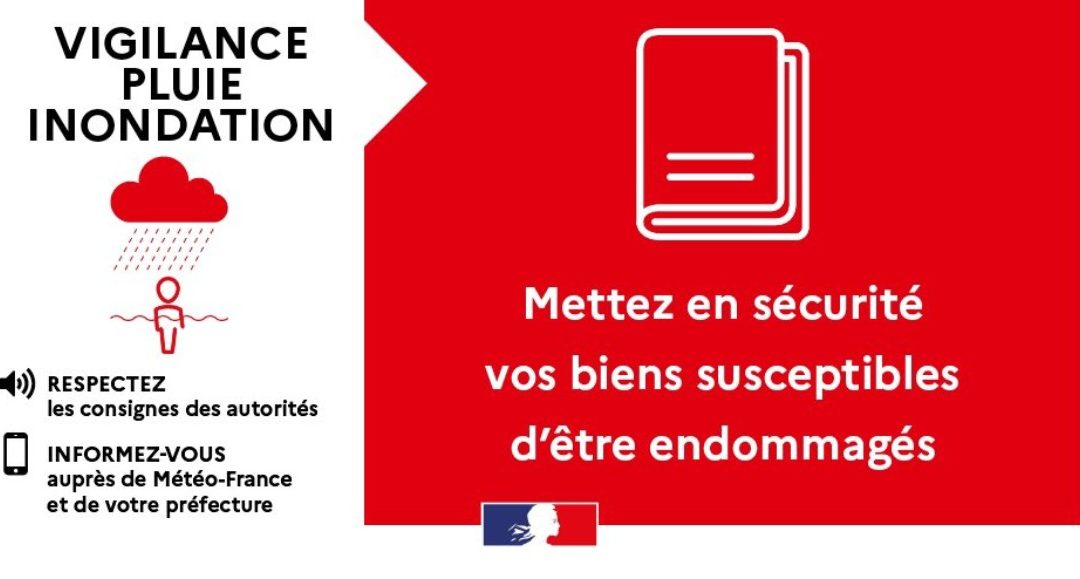 Vigilance pluie et inondation