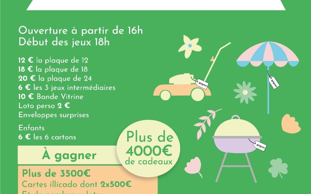 Super loto de Printemps à Pernes-en-Artois