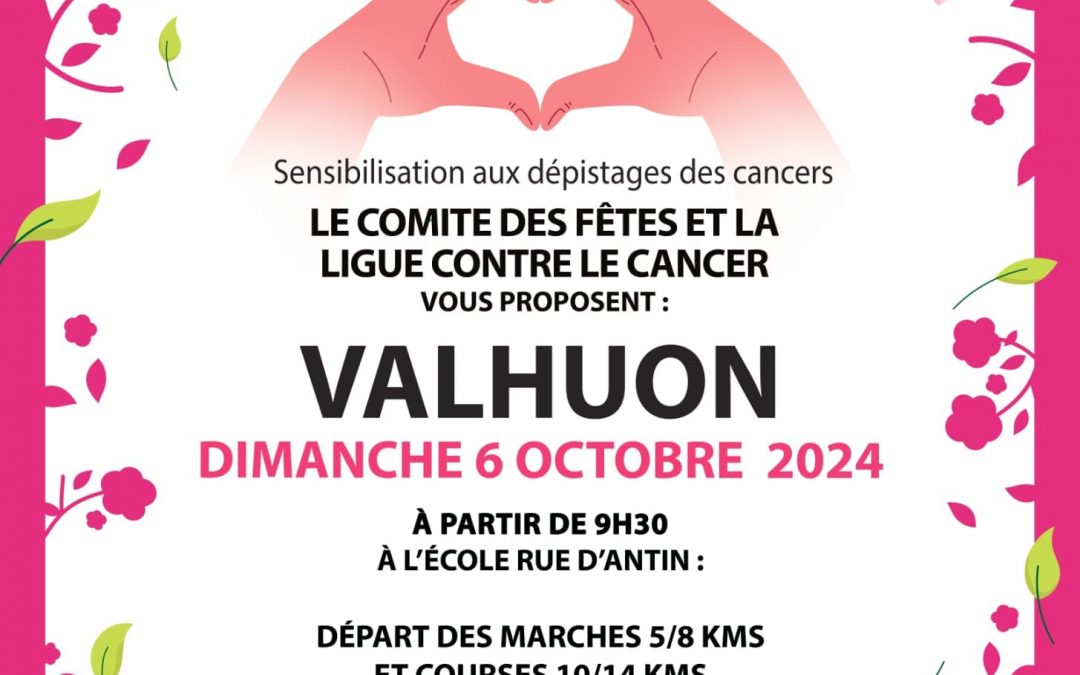 Octobre rose dimanche 6 octobre 2024